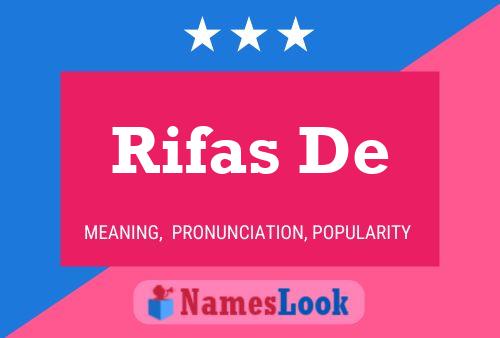 ملصق اسم Rifas De