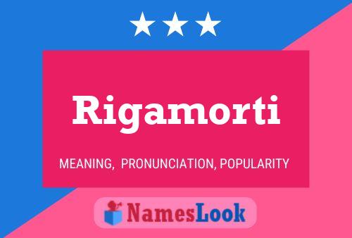 ملصق اسم Rigamorti