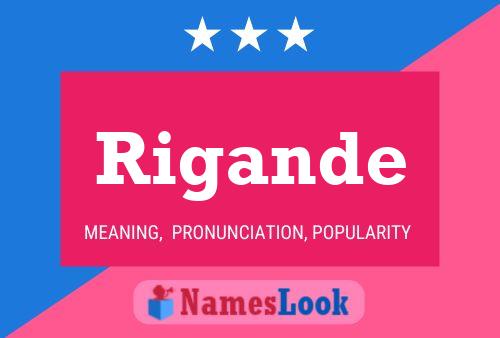 ملصق اسم Rigande