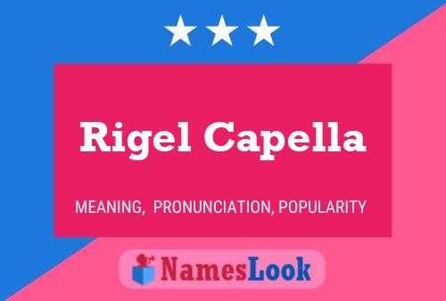 ملصق اسم Rigel Capella