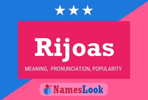 ملصق اسم Rijoas