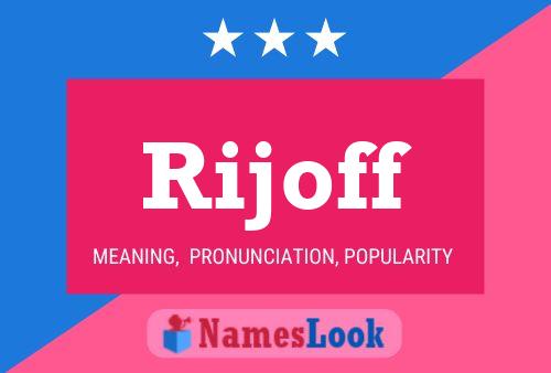 ملصق اسم Rijoff