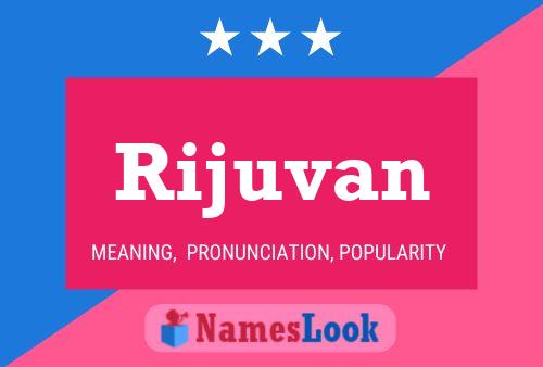 ملصق اسم Rijuvan