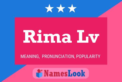 ملصق اسم Rima Lv