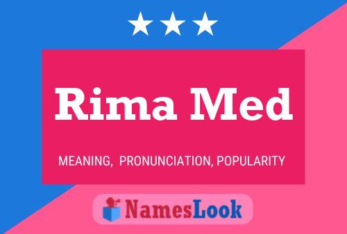 ملصق اسم Rima Med