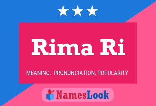 ملصق اسم Rima Ri