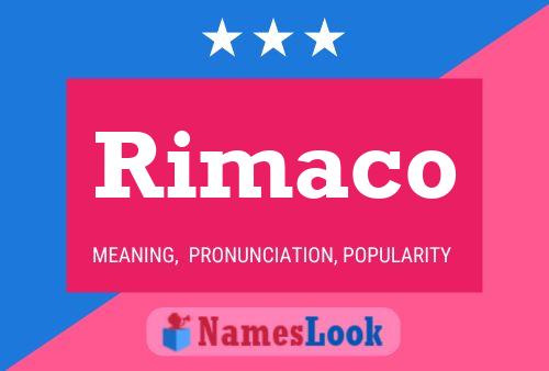 ملصق اسم Rimaco