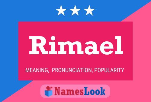 ملصق اسم Rimael