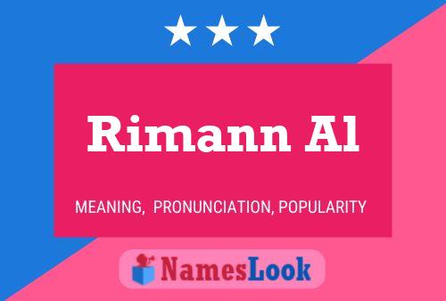 ملصق اسم Rimann Al