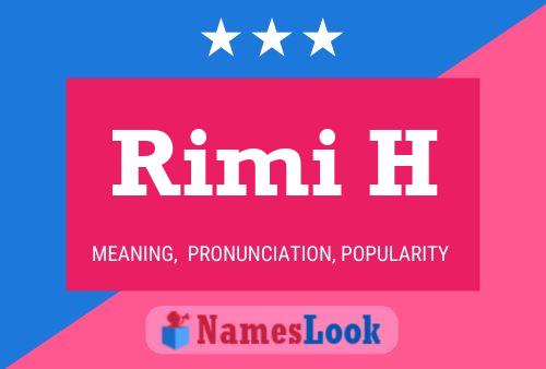 ملصق اسم Rimi H