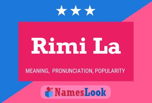 ملصق اسم Rimi La