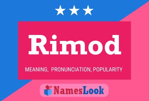 ملصق اسم Rimod