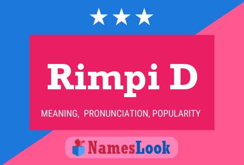 ملصق اسم Rimpi D