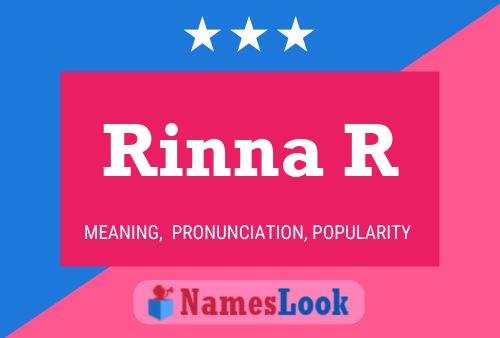 ملصق اسم Rinna R