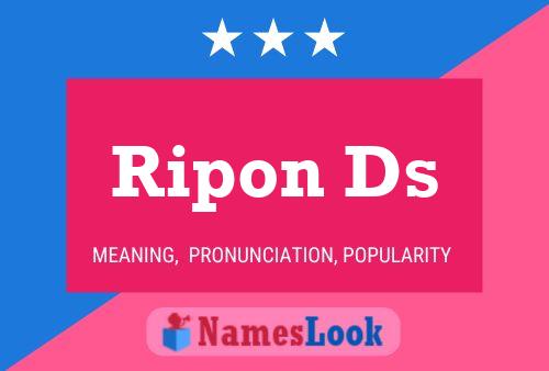 ملصق اسم Ripon Ds