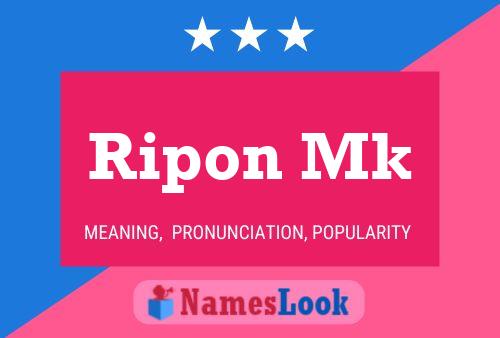 ملصق اسم Ripon Mk