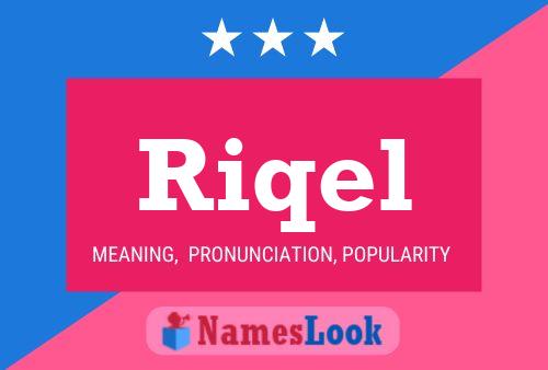 ملصق اسم Riqel