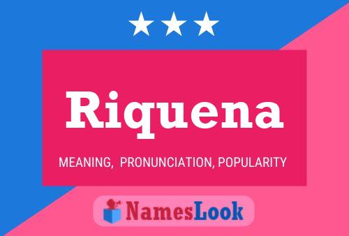 ملصق اسم Riquena