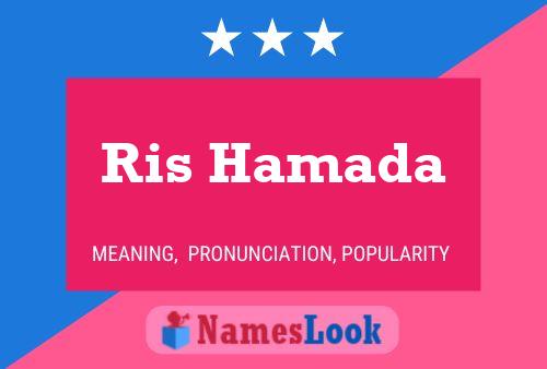 ملصق اسم Ris Hamada