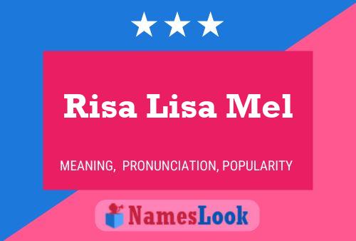 ملصق اسم Risa Lisa Mel