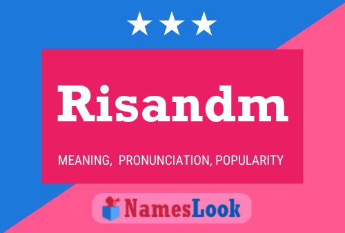 ملصق اسم Risandm