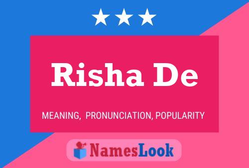 ملصق اسم Risha De