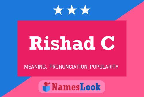 ملصق اسم Rishad C