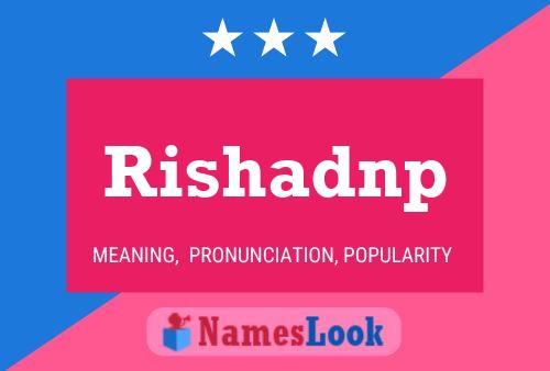 ملصق اسم Rishadnp