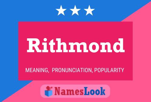 ملصق اسم Rithmond