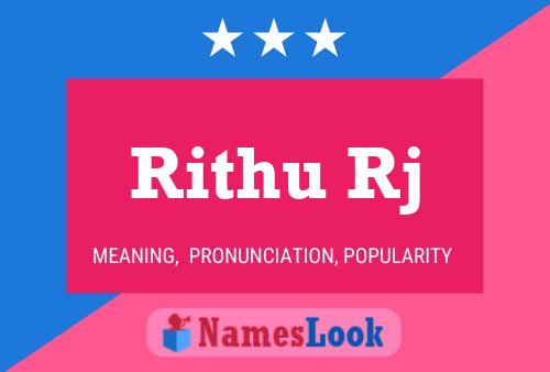 ملصق اسم Rithu Rj