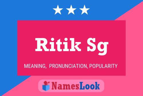 ملصق اسم Ritik Sg