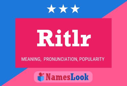 ملصق اسم Ritlr