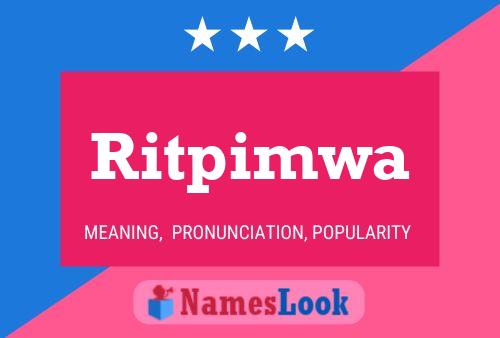 ملصق اسم Ritpimwa