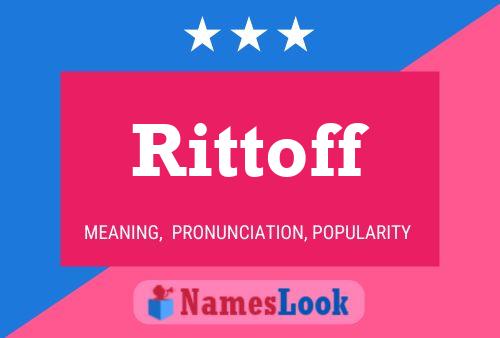 ملصق اسم Rittoff