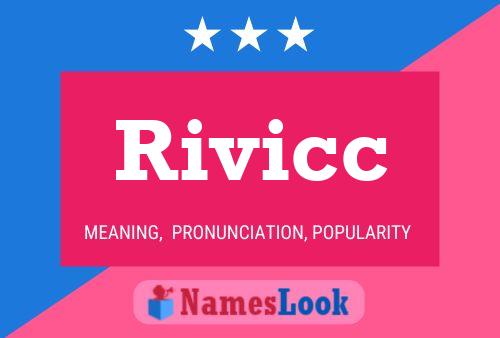 ملصق اسم Rivicc