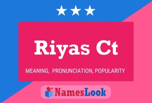 ملصق اسم Riyas Ct