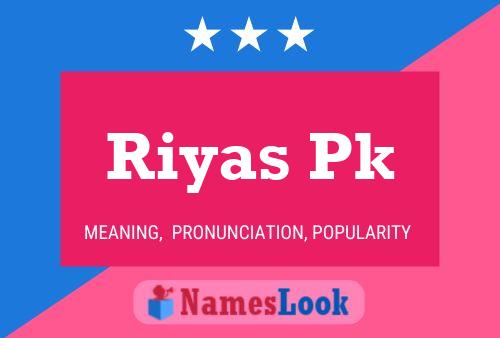 ملصق اسم Riyas Pk