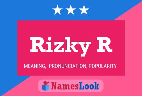 ملصق اسم Rizky R