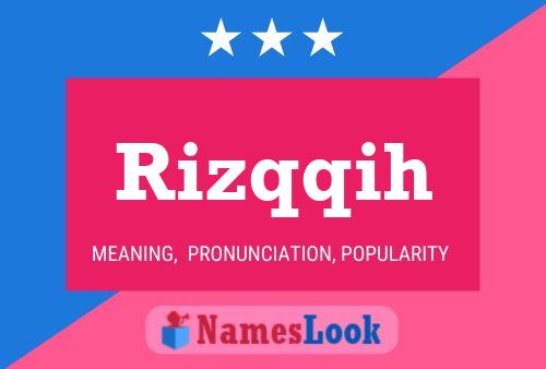 ملصق اسم Rizqqih