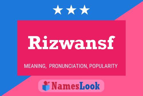 ملصق اسم Rizwansf