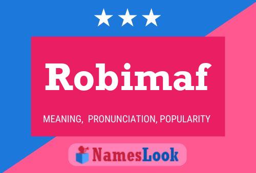 ملصق اسم Robimaf