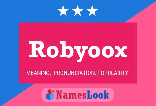 ملصق اسم Robyoox