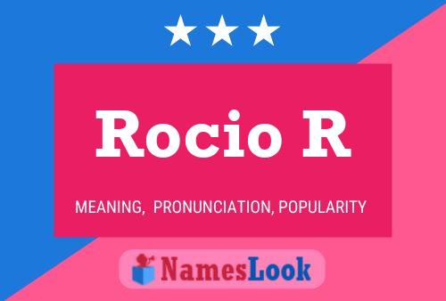 ملصق اسم Rocio R