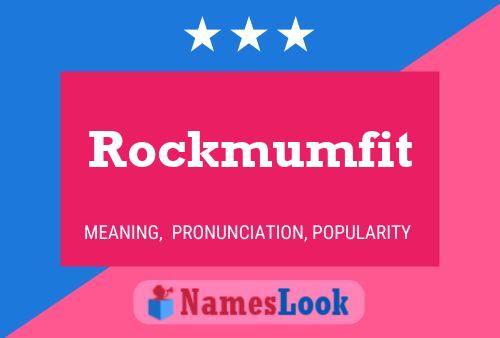 ملصق اسم Rockmumfit