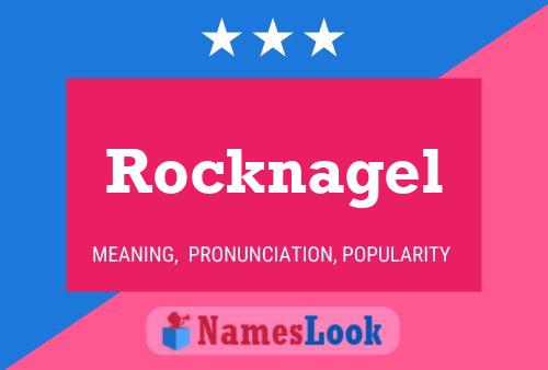 ملصق اسم Rocknagel