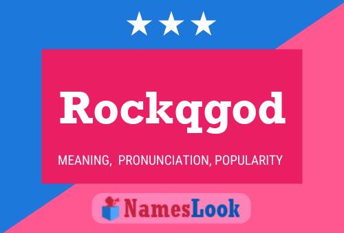 ملصق اسم Rockqgod