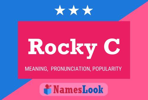 ملصق اسم Rocky C