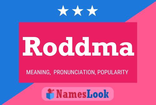 ملصق اسم Roddma