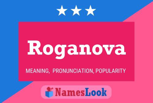 ملصق اسم Roganova