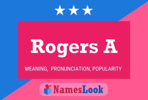 ملصق اسم Rogers A